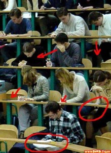 cheating in exam